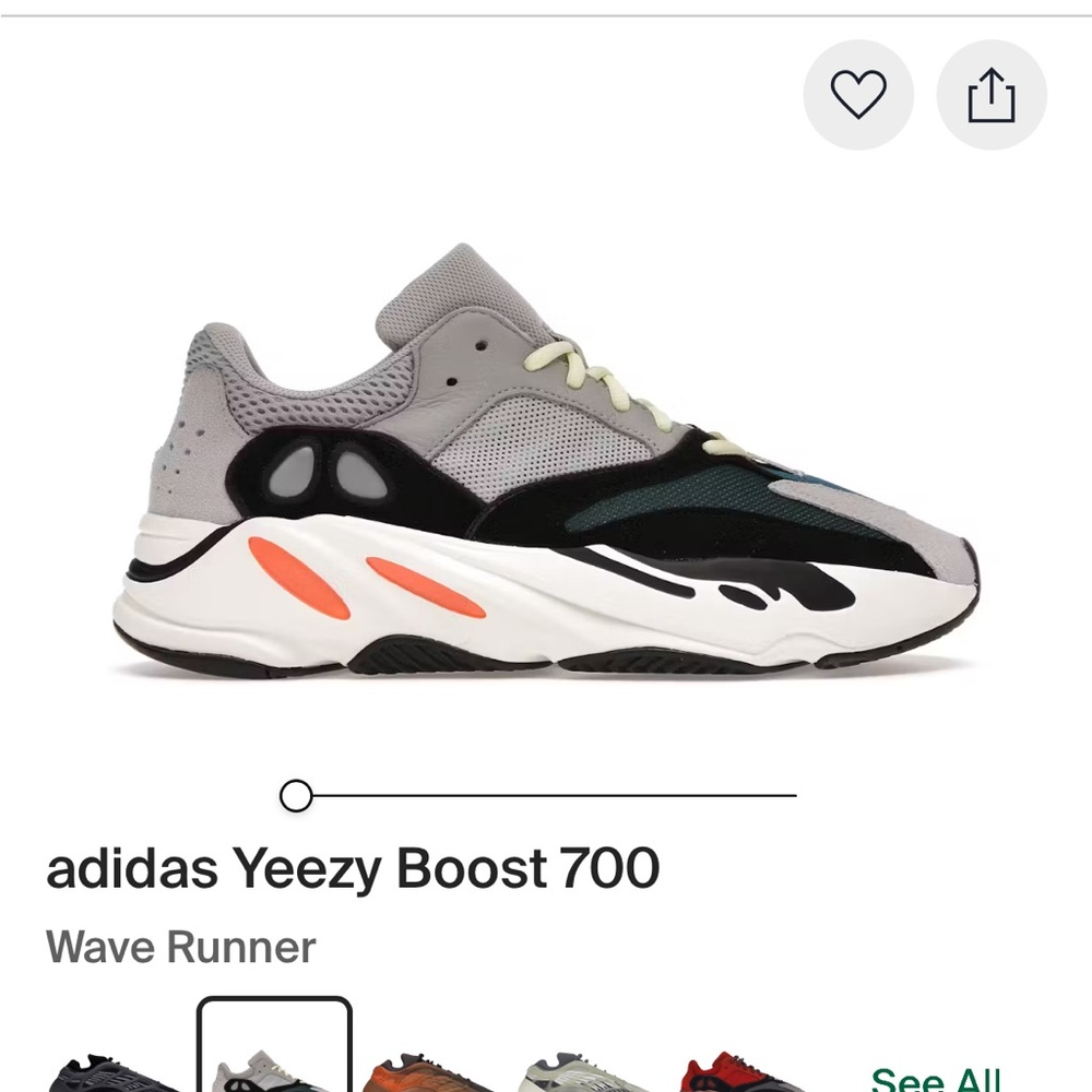 Adidas Yeezy Boost 700 Wave Runner Sneakers